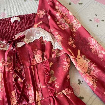Liz Lisa floral print long sleeve dress – with minor imperfections3