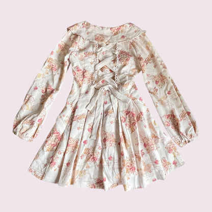 Liz Lisa Floral Long Sleeve Dress – Classic Himekaji Style1
