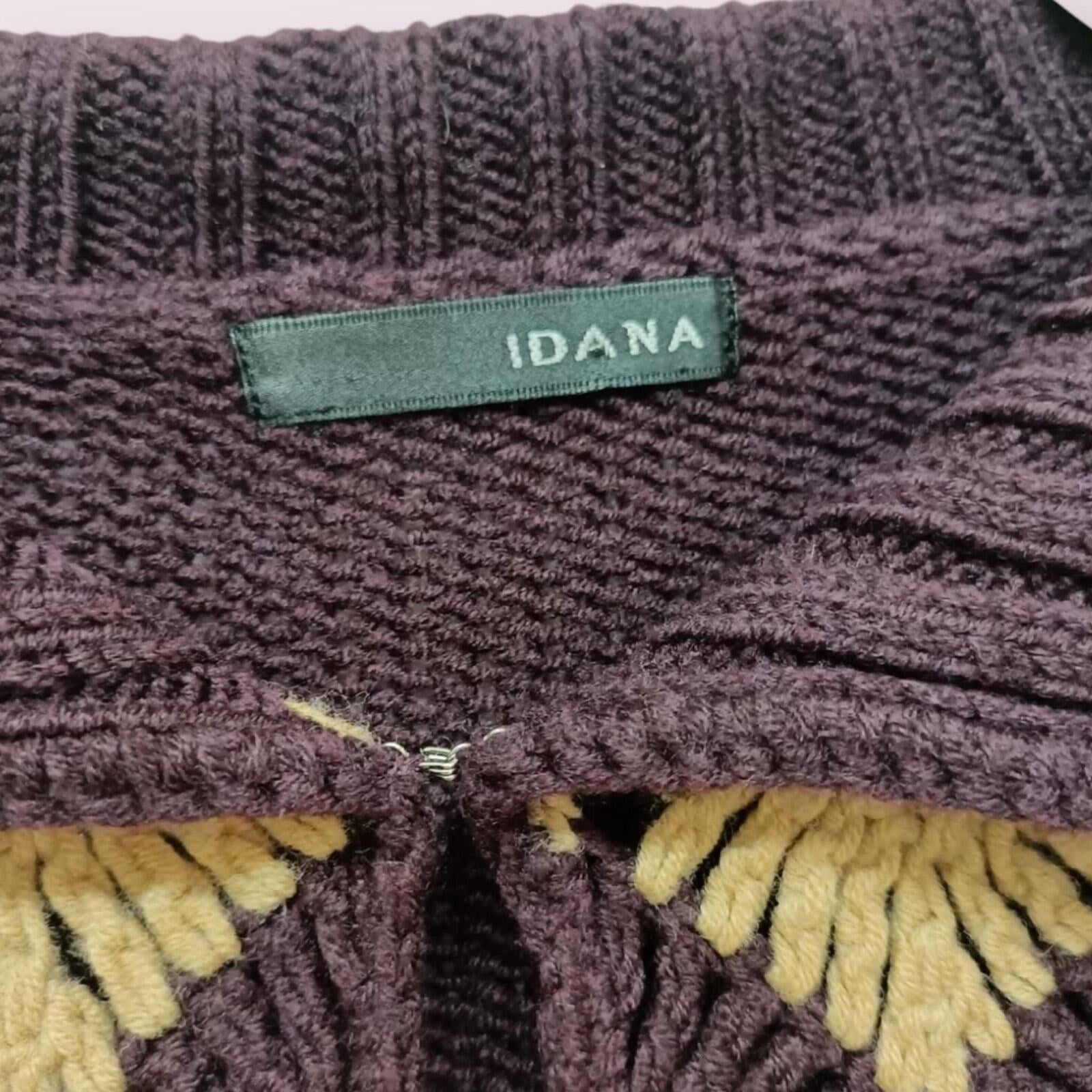 IDANA Y2k vintage crochet pattern cardigan Japanese retro style mori kei shoujo3