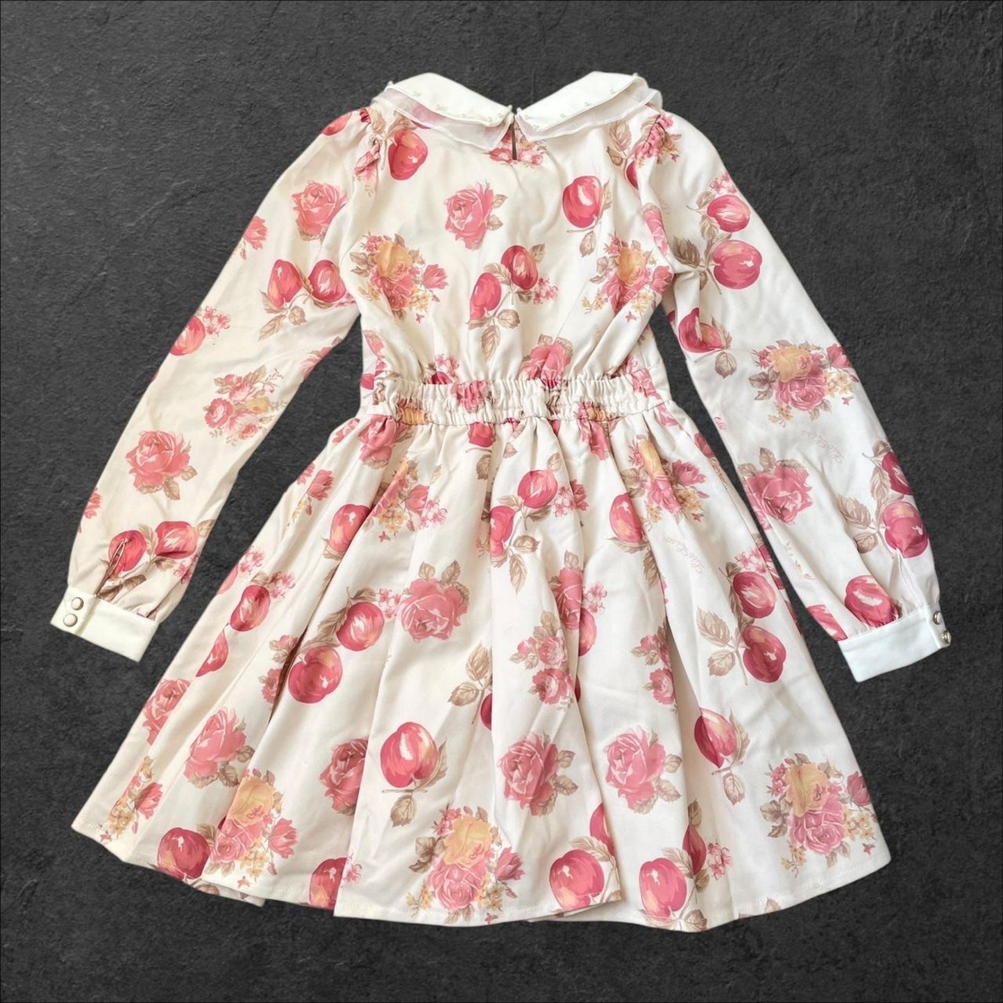 Liz Lisa romantic apple & rose print dress1
