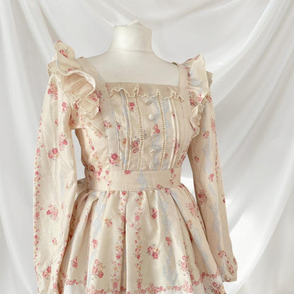Liz Lisa Vintageinspired floral Lolita dress with bow back 2