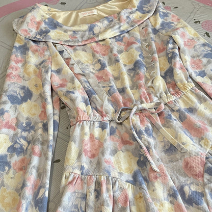 Liz Lisa pastel floral dress – soft girly spring style jfashion4