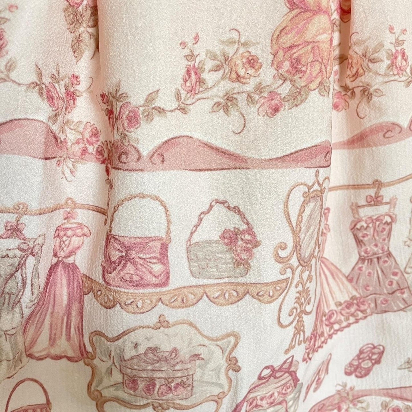 Liz Lisa romantic pink floral & tea party print dress4