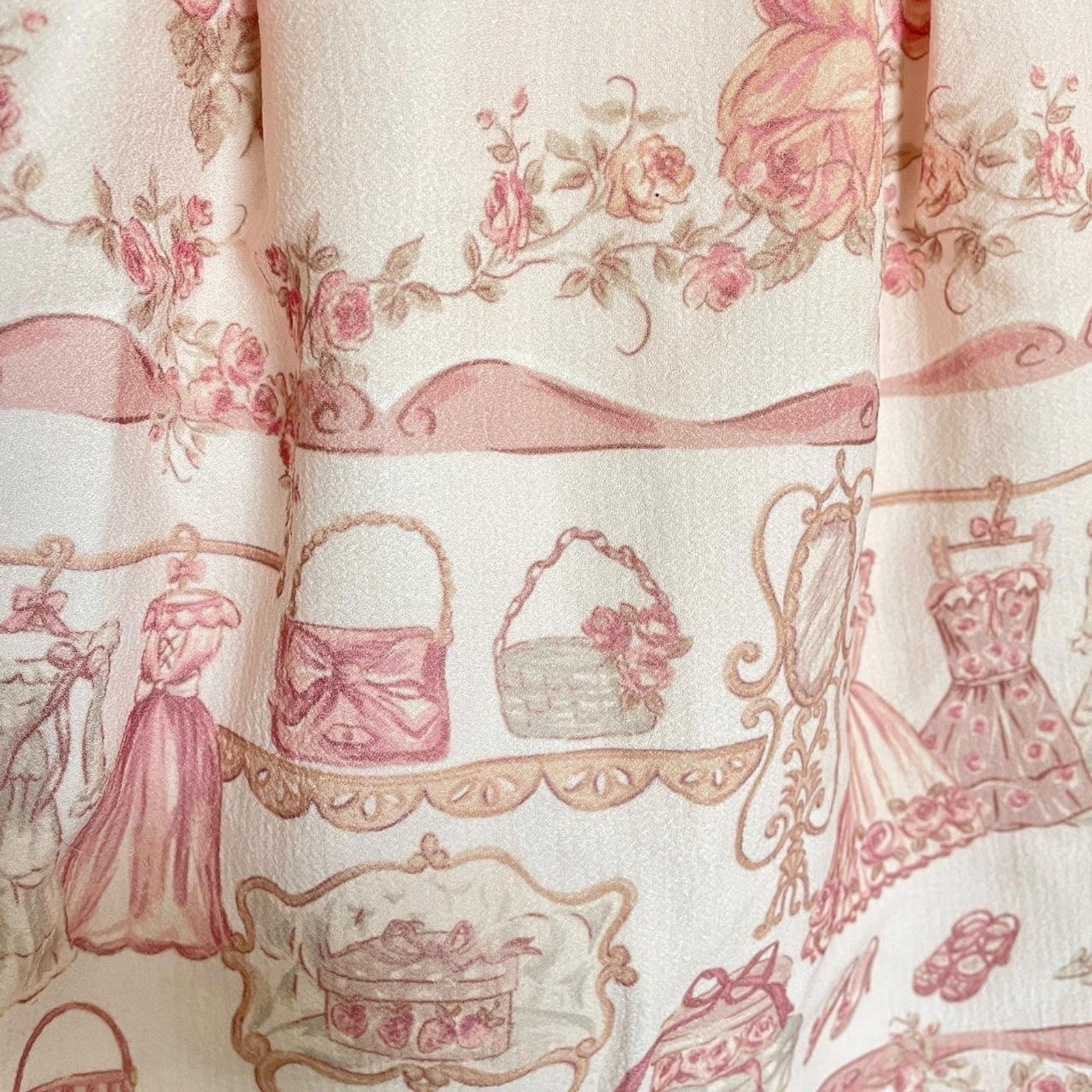 Liz Lisa romantic pink floral & tea party print dress4