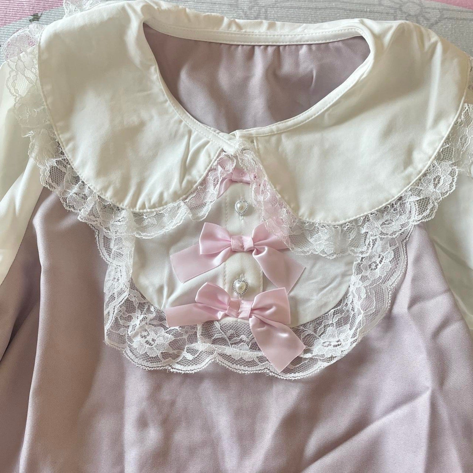 Japanese blouse & tiered skirt set – Jirai Kei style2