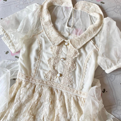 Sheer lacetrimmed blouse dress – possibly Liz Lisa (label removed)2