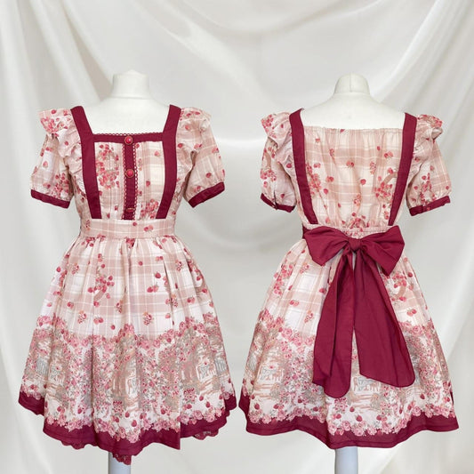 Liz Lisa cherry and rose print onesize dress 0