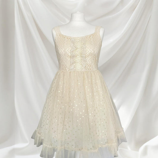 Axes femme tiered lace tulle dress 0