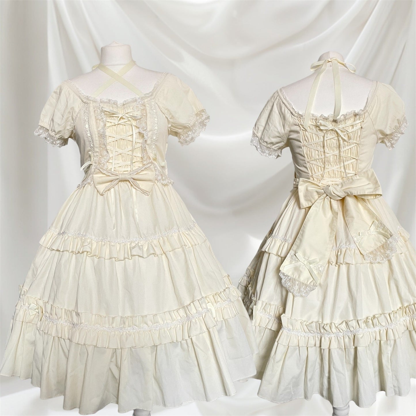Bodyline ruffle Lolita dress in cream, JP size M0