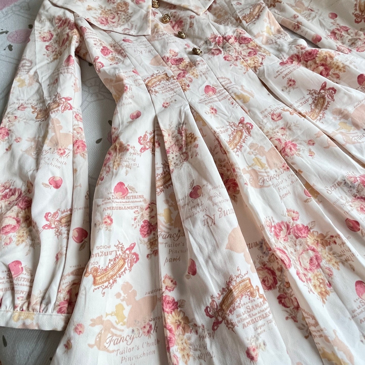 Liz Lisa Floral Long Sleeve Dress – Classic Himekaji Style5