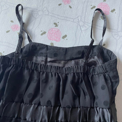 Tralala black polka dot JSK dress with waist bow detail brand new3