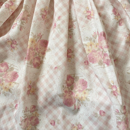 Liz Lisa floral suspender skirt with ruffle straps5