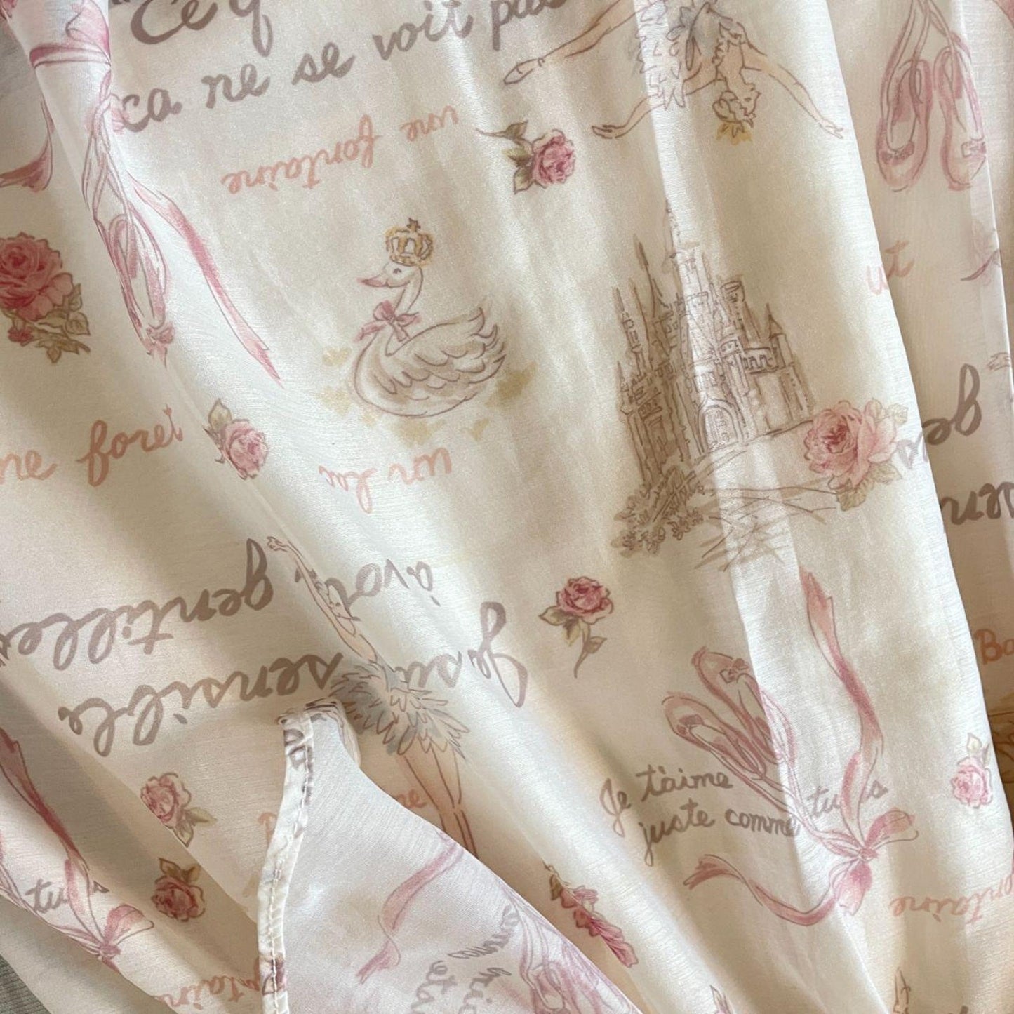 Liz Lisa pastel pink floral bowtie dress, Japan sweet whimsical style2