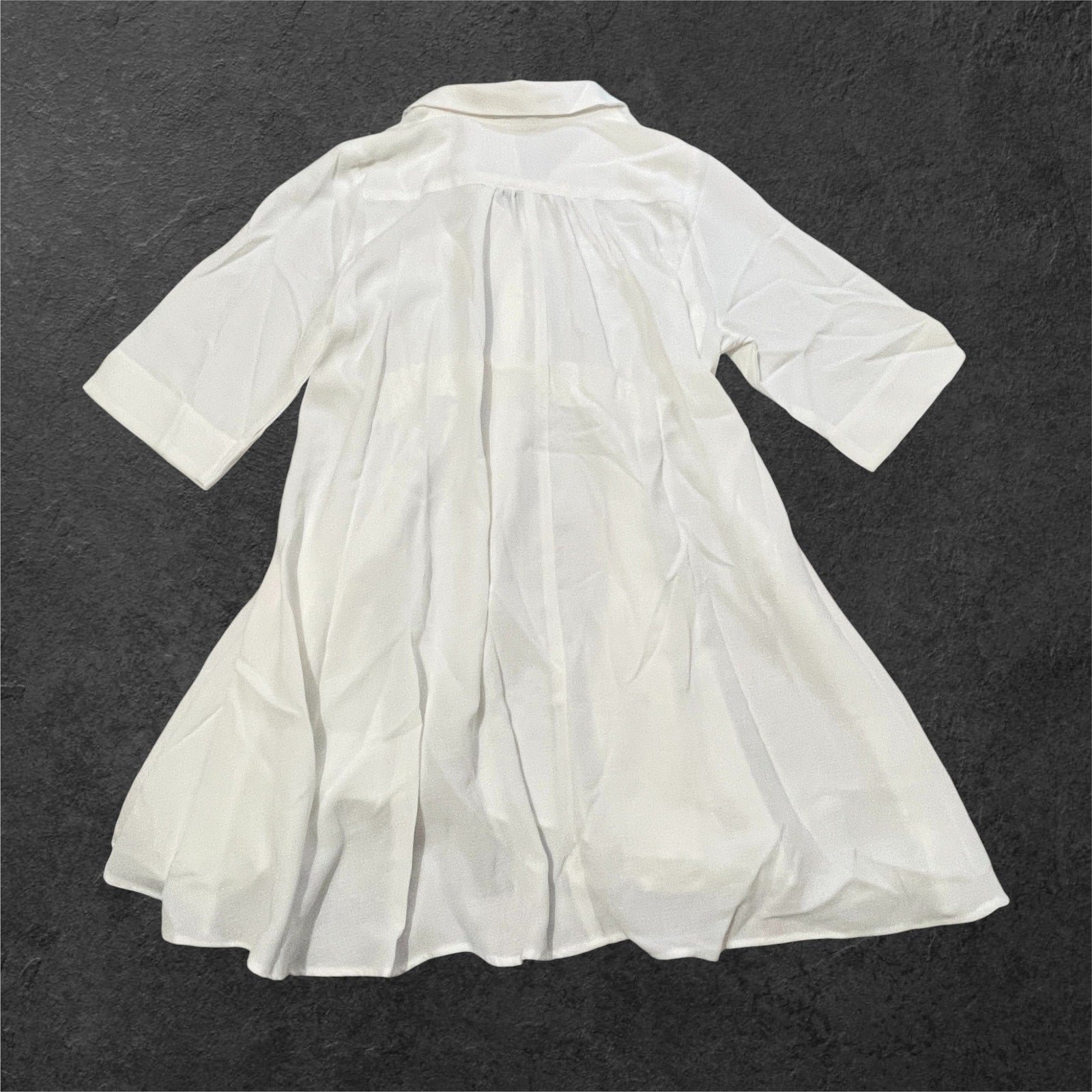 Axes Femme shirt dress ivory lace-detail – sweet romantic jfashion1