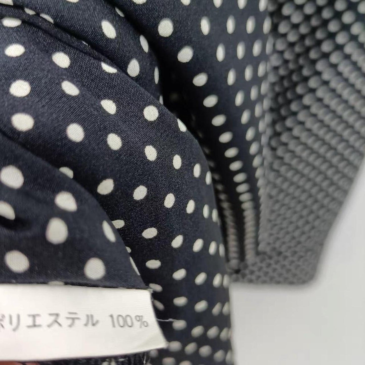 Vintage Japanese Polka Dot Button-Down Blouse5