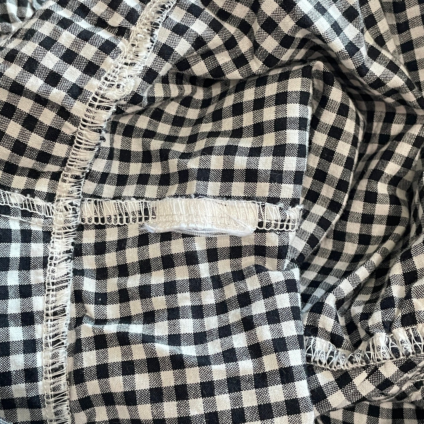 Gingham checkered lace-trim vintage cami top5
