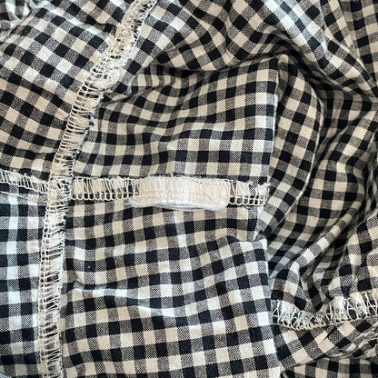Gingham checkered lace-trim vintage cami top5