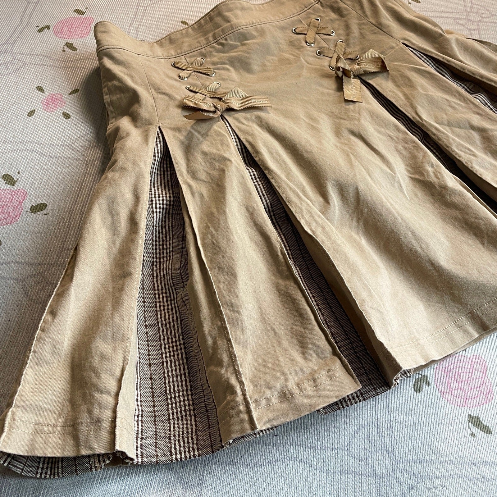 Mezzo Piano Pleated Skirt with Inner Shorts – Girly / Japanese Preppy Style3