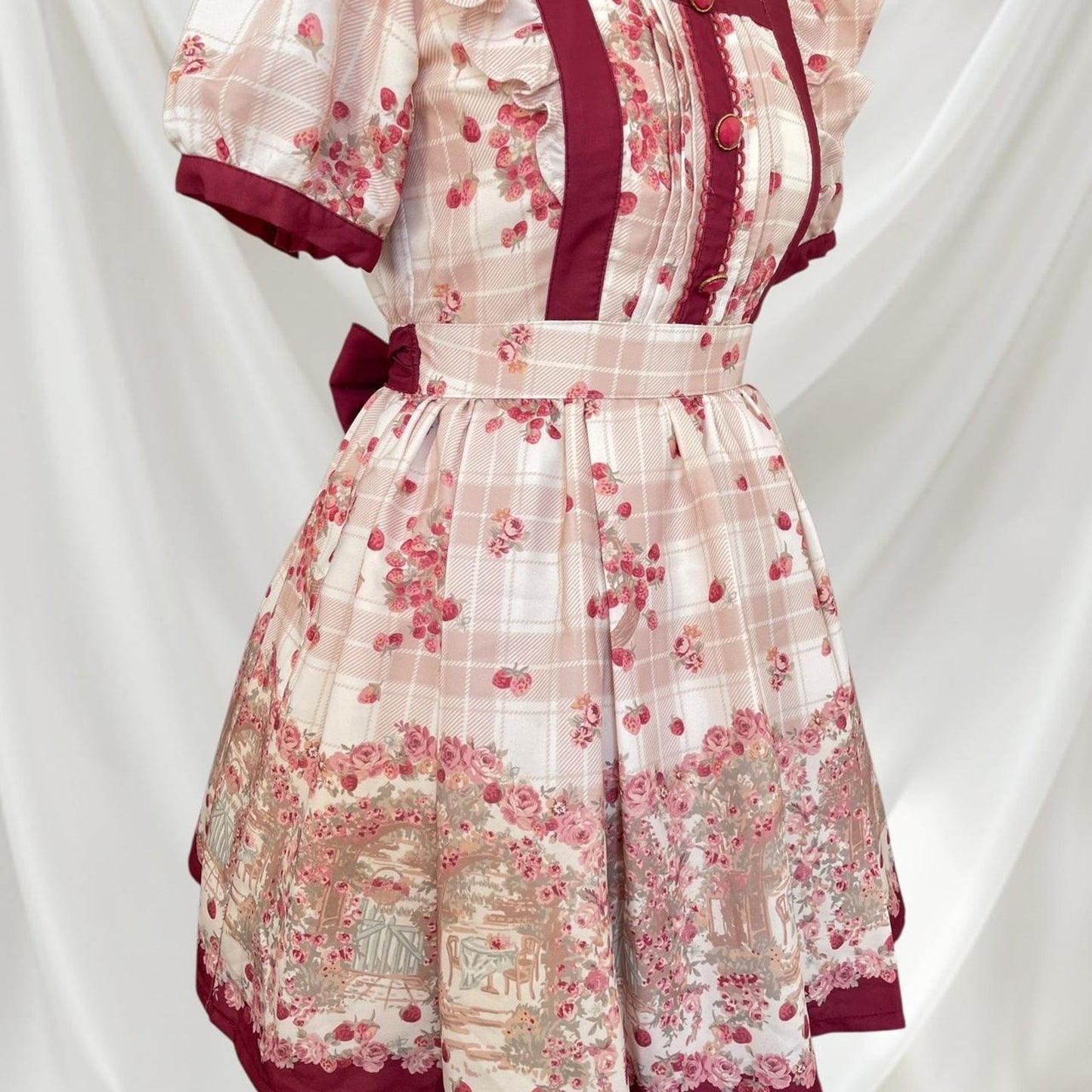 Liz Lisa cherry and rose print onesize dress 3