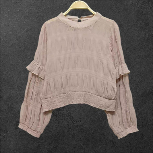 Soft Pink Vintage Blouse – Romantic / Mori Kei Style0
