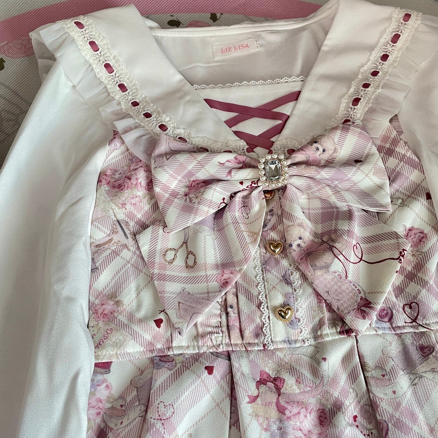 Liz Lisa Sewing Bear 2 Piece Set-Up Ryousangata Kawaii5