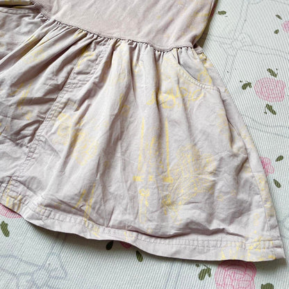 Sleeveless flared mini dress details3