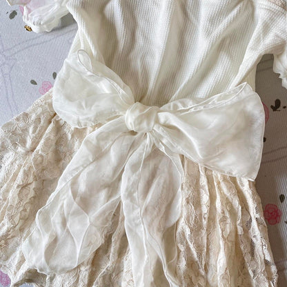 Sheer lacetrimmed blouse dress – possibly Liz Lisa (label removed)4