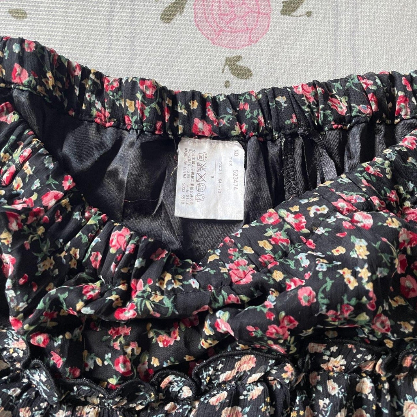 Japanese Vintage Layered Floral Skirt – Mori Kei / J-fashion2