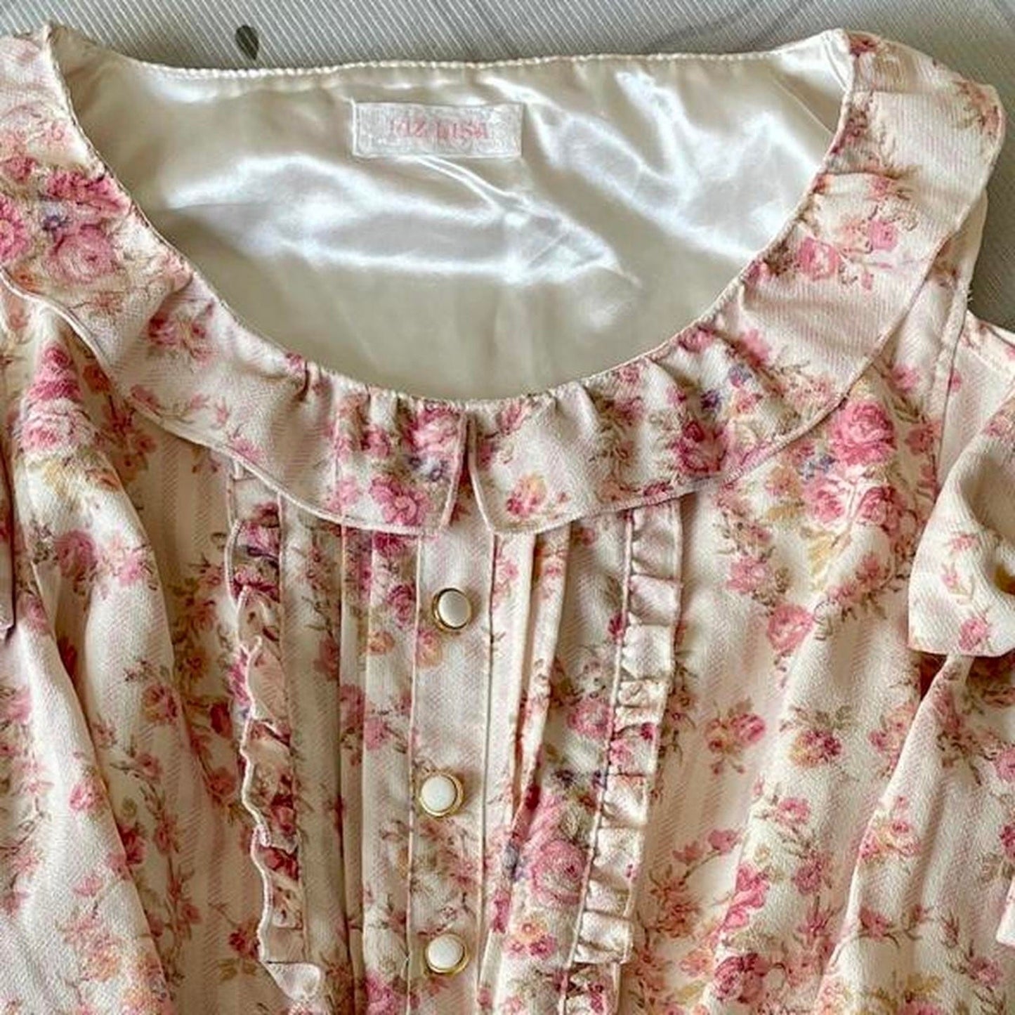 Liz Lisa rare cold shoulder floral dress with bow details6