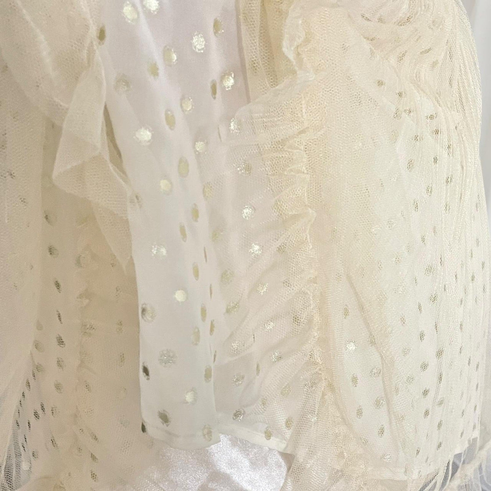 Axes femme tiered lace tulle dress 2