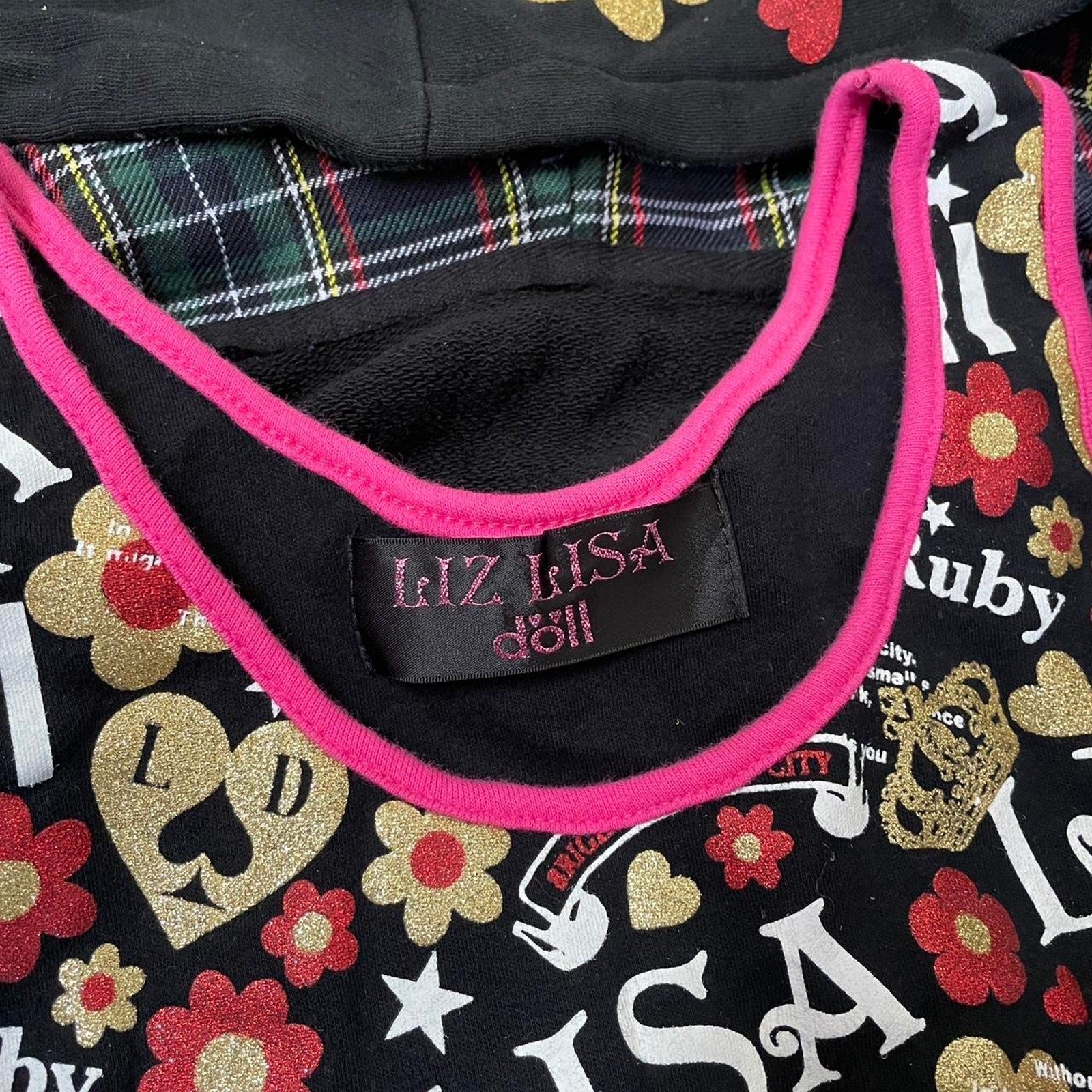 Liz Lisa Doll hoodie & tank top set | retro y2k streetwear3