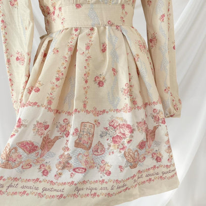 Liz Lisa Vintageinspired floral Lolita dress with bow back 3