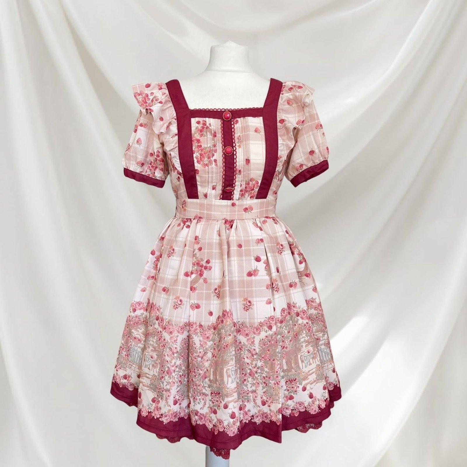 Liz Lisa cherry and rose print onesize dress 1