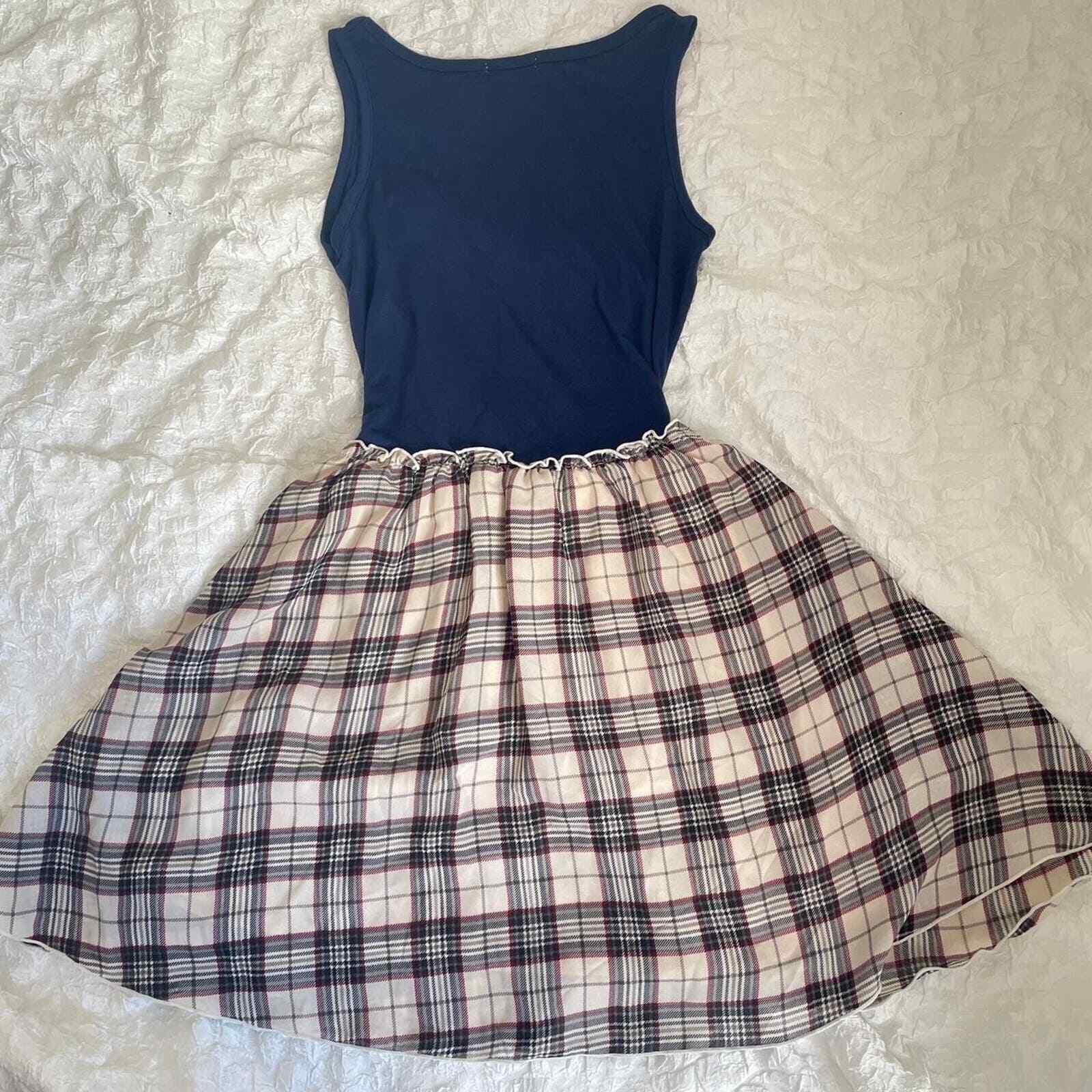 Plaid/ gingham dress Japanese brands1