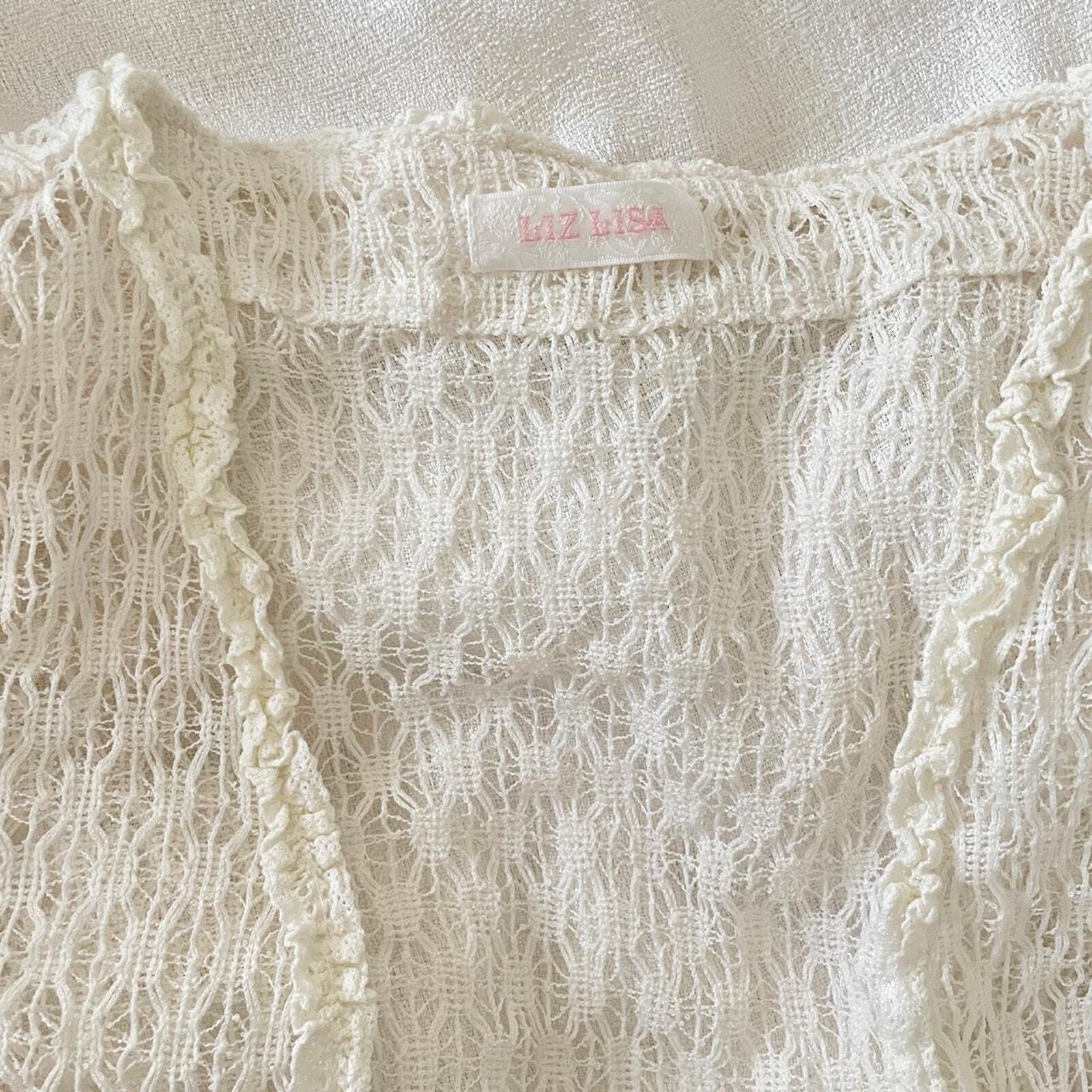 Liz Lisa sheer knit bolero (top only)5