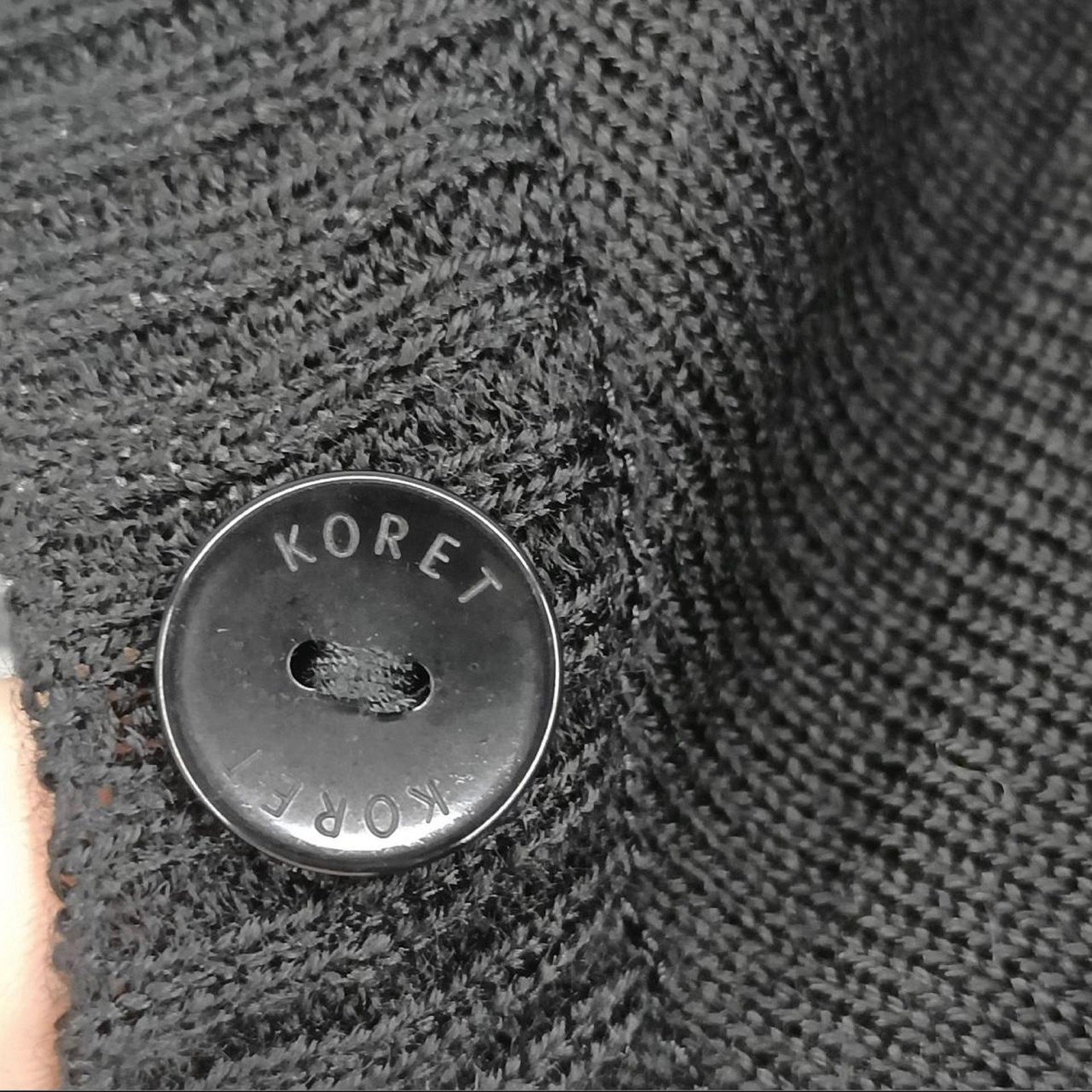 Japanese vintage faux two-piece layered knit top – monochrome style4