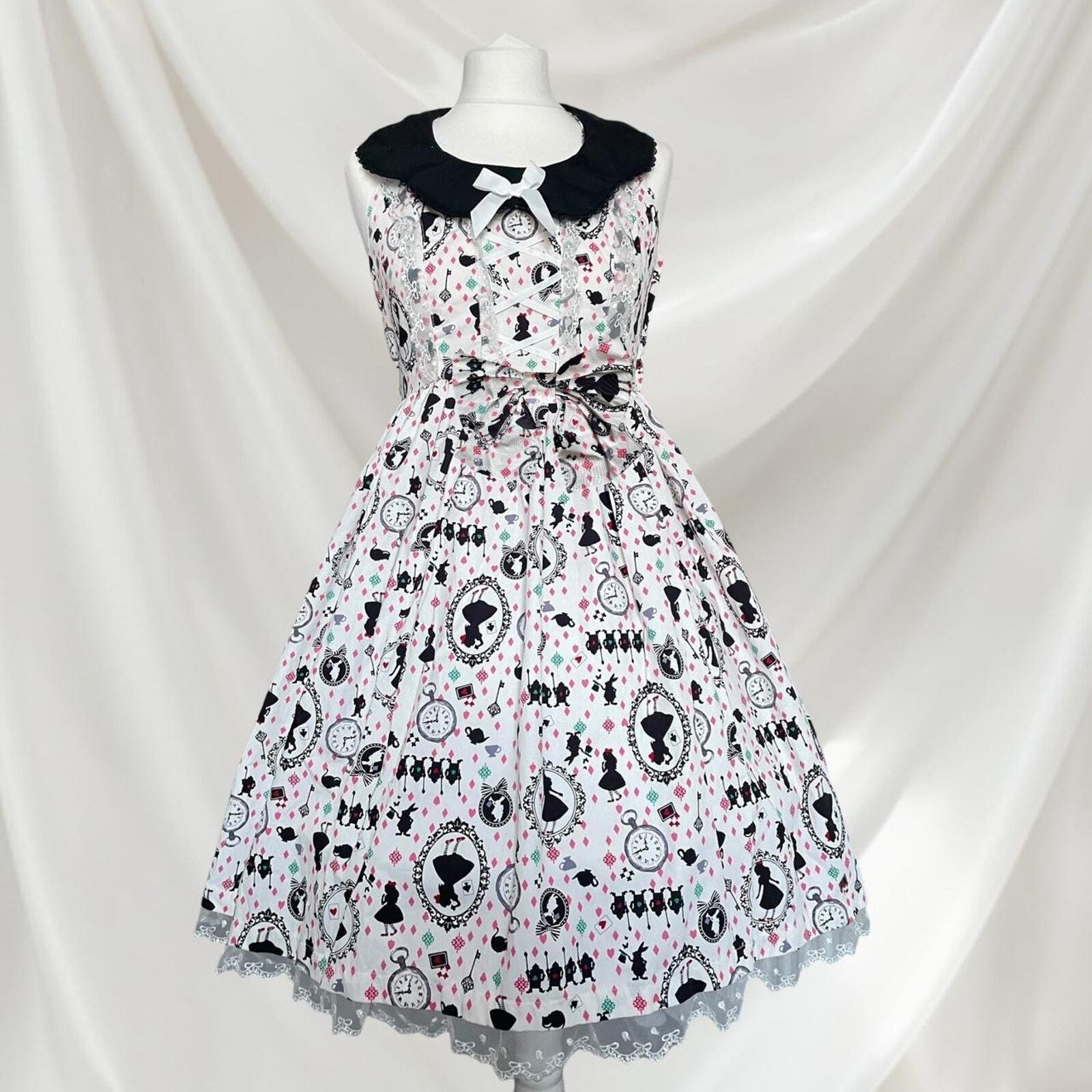 Bodyline Alice in Wonderland JSK lolita dress corset back lace trimmed i dress0