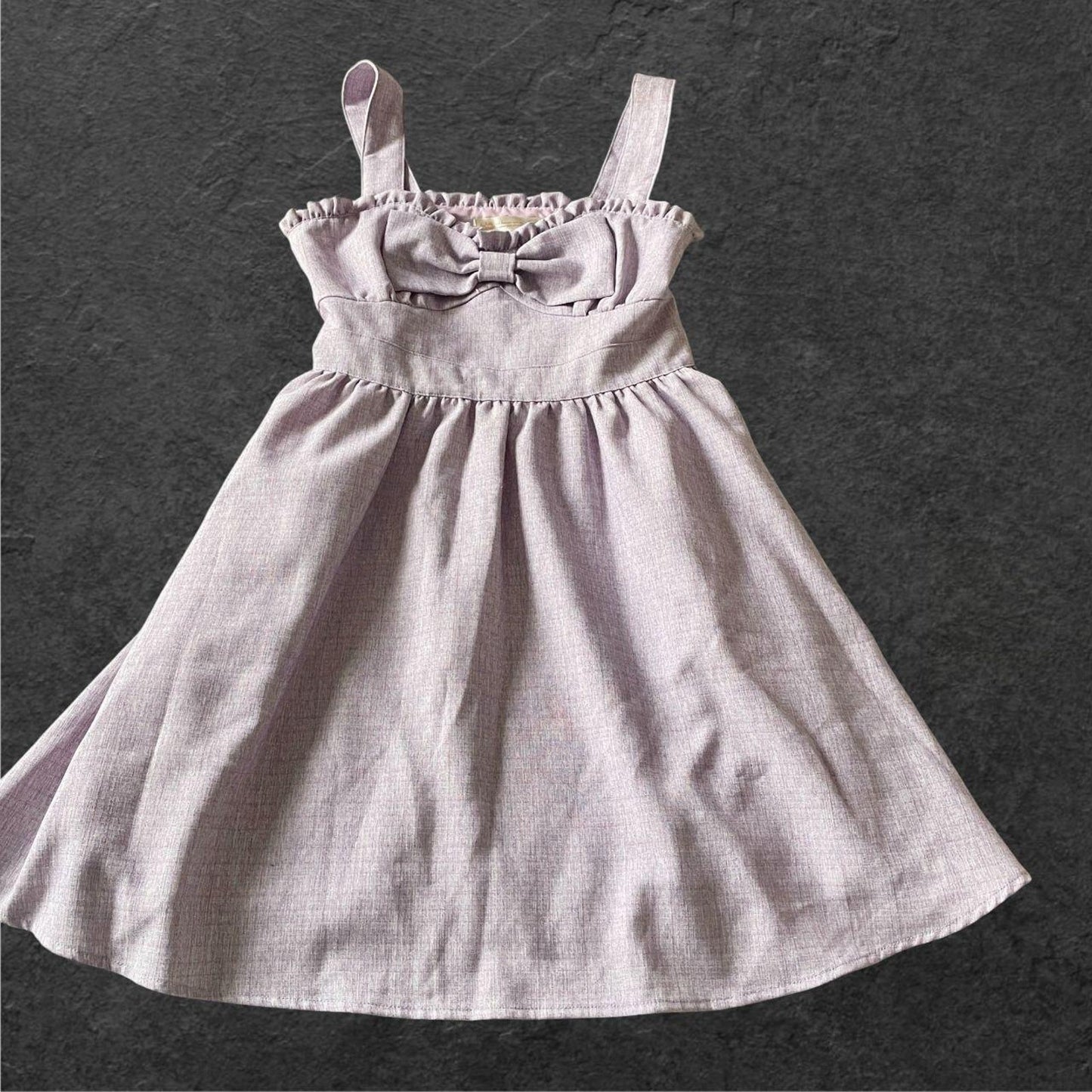 Japanese brand Ank Rouge lavender bow JSK sweet girly J-fashion dress1