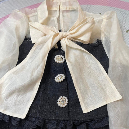 ROJITA bow-tie dress Japanese girl lolita brand one-piece dress2
