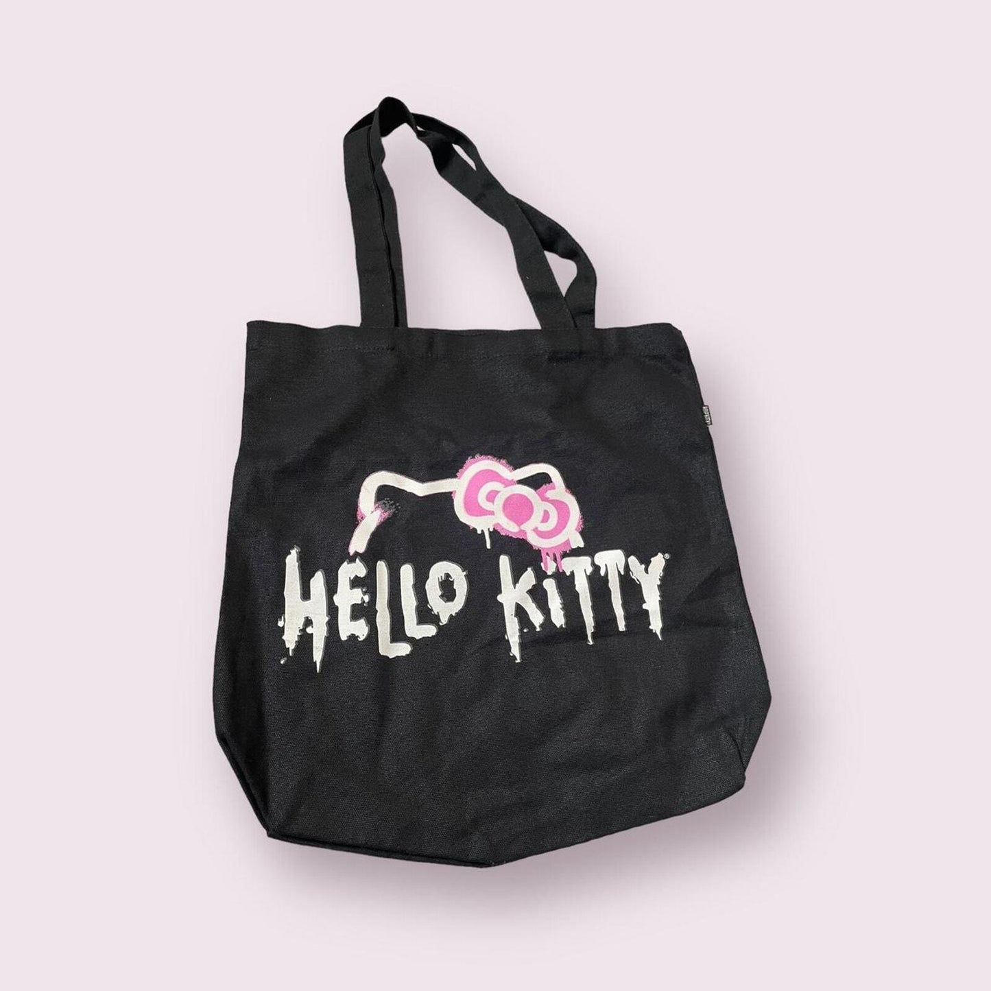 Hello Kitty black cotton tote bag 0