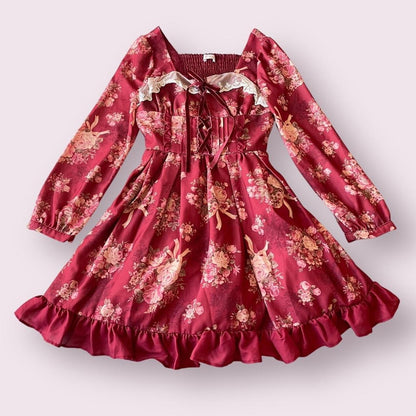 Liz Lisa floral print long sleeve dress – with minor imperfections0