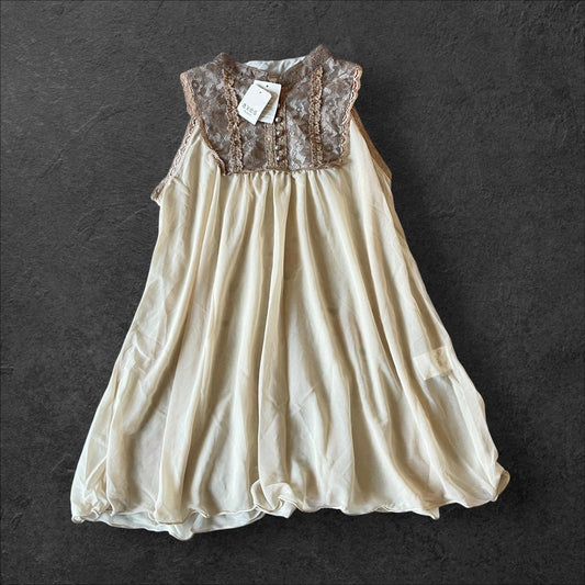 Axes Femme chiffon lace tunic top – bnwt Japan brand0