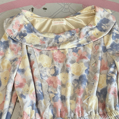 Liz Lisa pastel floral dress – soft girly spring style jfashion5
