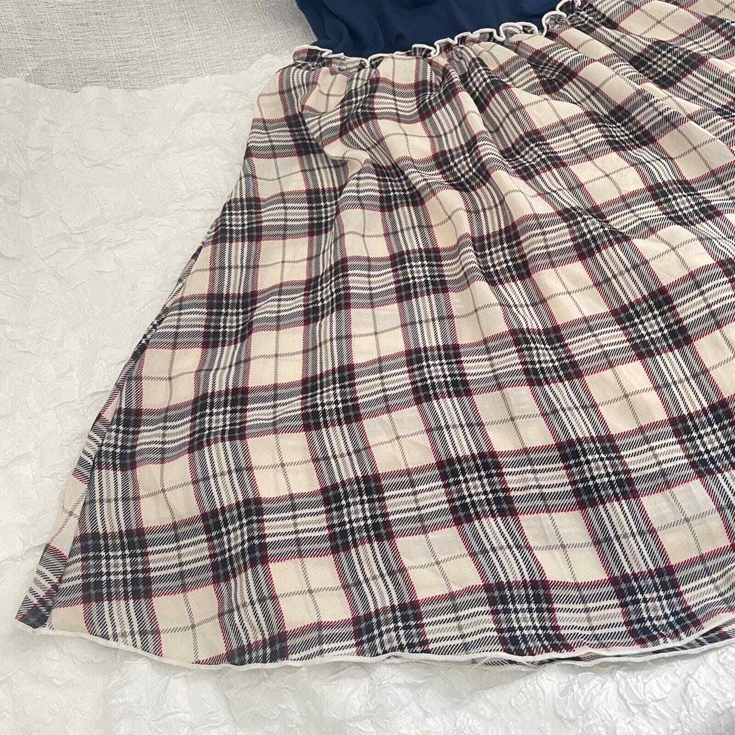 Plaid/ gingham dress Japanese brands4