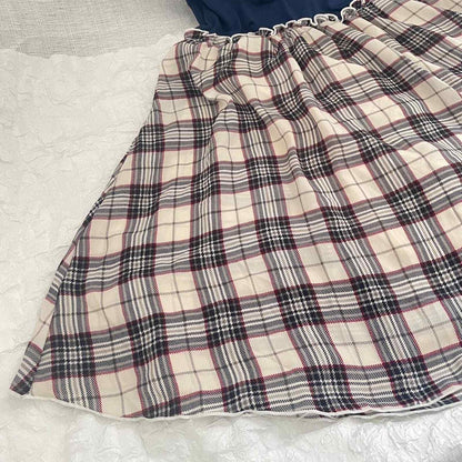 Plaid/ gingham dress Japanese brands4