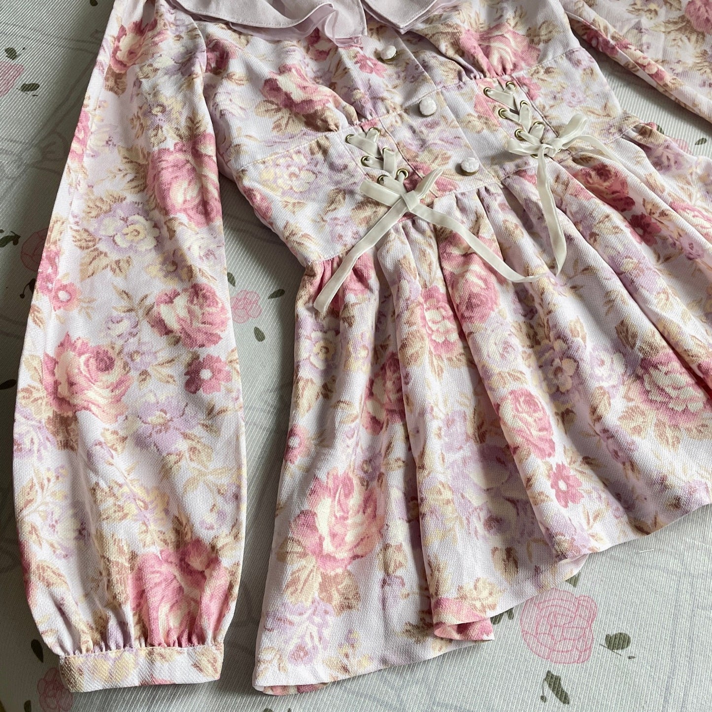 Liz Lisa Floral Long Sleeve Blouse Dress – Classic Romantic Style4