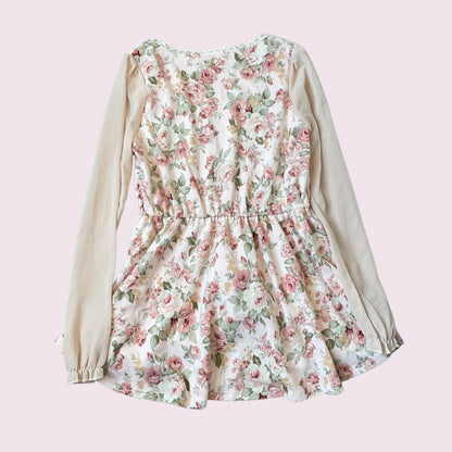 Liz Lisa floral high-low tunic babydoll top 1