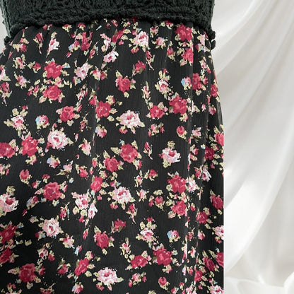 Axes femme irregular floral dress3