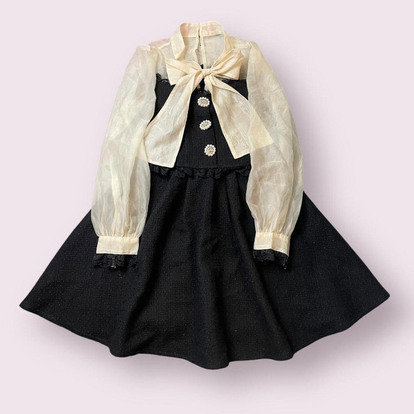 ROJITA bow-tie dress Japanese girl lolita brand one-piece dress0