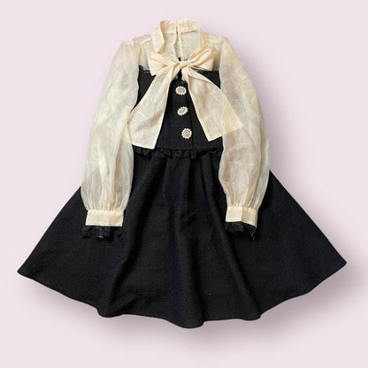 ROJITA bow-tie dress Japanese girl lolita brand one-piece dress0